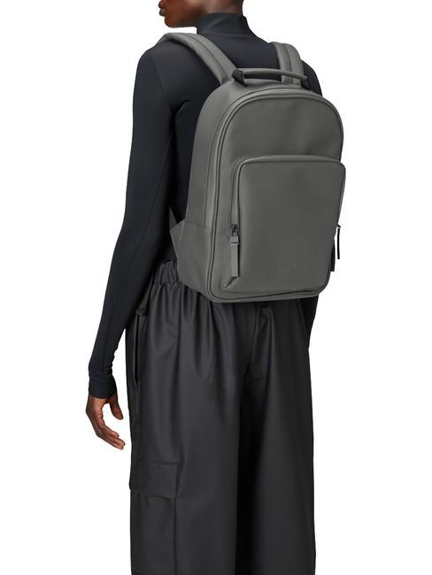 BOOK DAYPACK  Mochila impermeable gris - Mochilas Escuela & Tiempo Libre