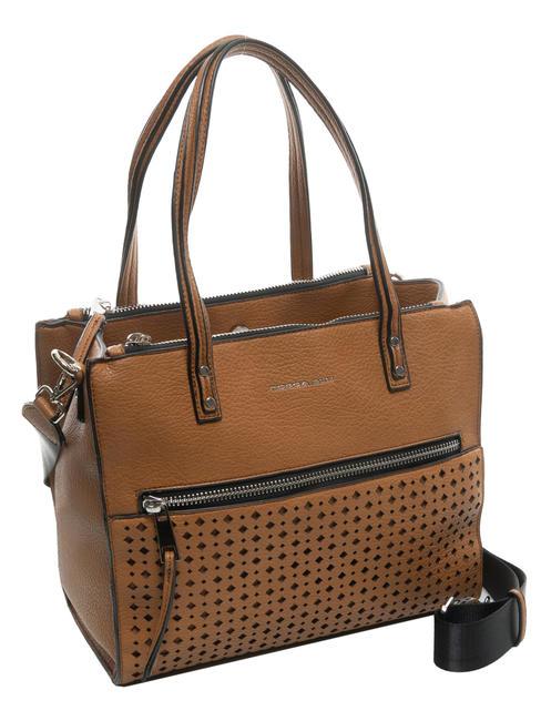 NADINE Bolso bandolera, con bandolera CUERO - Bolsos Mujer