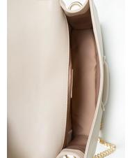 TOSCA BLU GAIA  Bolso bandolera, en piel. blanco marfil - Bolsos Mujer - 5