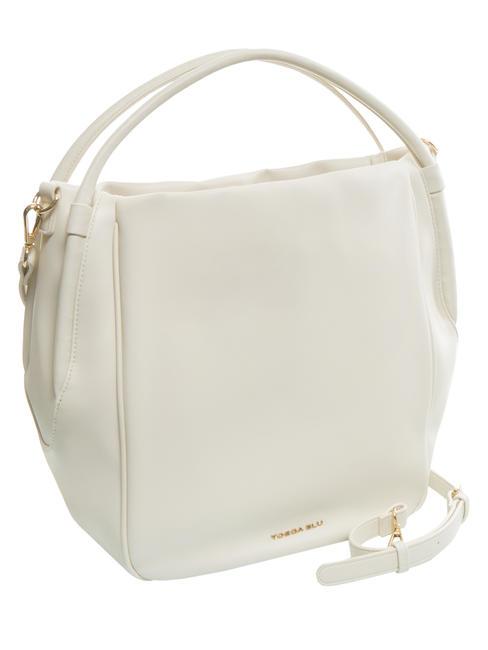 DALILA  Bolso de mano, con bandolera blanco marfil - Bolsos Mujer