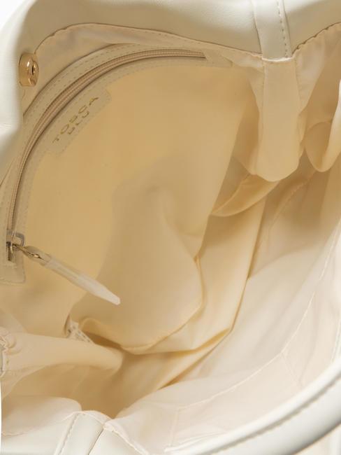 DALILA  Bolso de mano, con bandolera blanco marfil - Bolsos Mujer