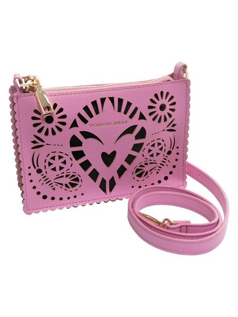 NICOLE  Bolso de mano con bandolera fucsia - Bolsos Mujer