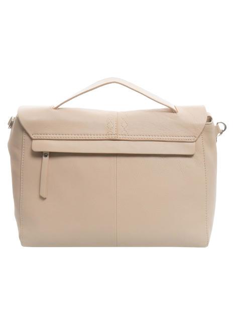 SHIRLEY Bolso de mano, con bandolera, en piel. POLVO - Bolsos Mujer