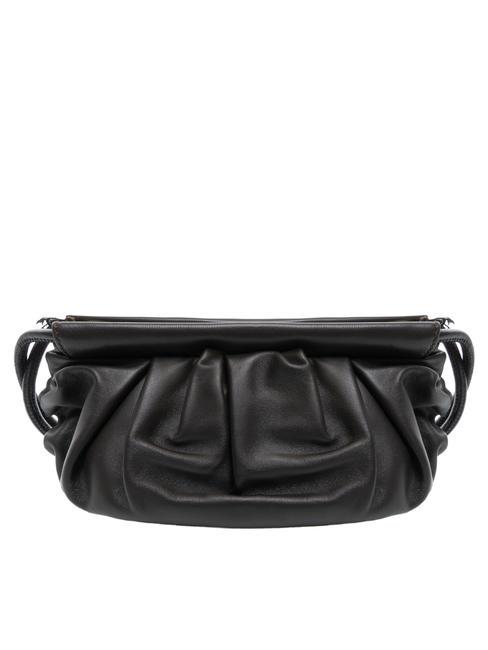 DUNETTE Bolso bandolera mediano de piel cabeza oscura - Bolsos Mujer