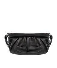 BORBONESE DUNETTE Bolso bandolera mediano de piel cabeza oscura - Bolsos Mujer - 4