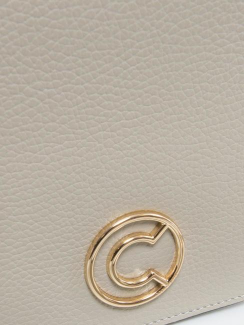 LEILANI Bolso de mano de piel con bandolera mora - Bolsos Mujer