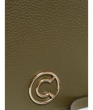 COCCINELLE LEILANI Bolso de mano de piel con bandolera loden - Bolsos Mujer - 5