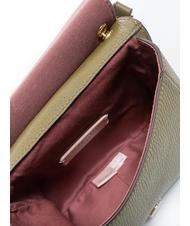 COCCINELLE LEILANI Bolso de mano de piel con bandolera loden - Bolsos Mujer - 6