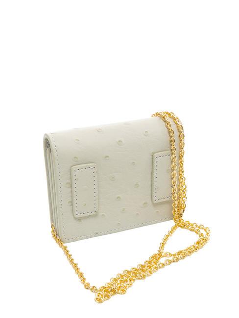 BEAT OSTRICH Microbolso de piel de avestruz mora - Bolsos Mujer