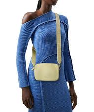 COCCINELLE TEBE Bolso bandolera en piel texturizada baños de cal - Bolsos Mujer - 5