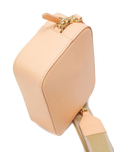 TEBE Bolso bandolera en piel texturizada amanecer - Bolsos Mujer