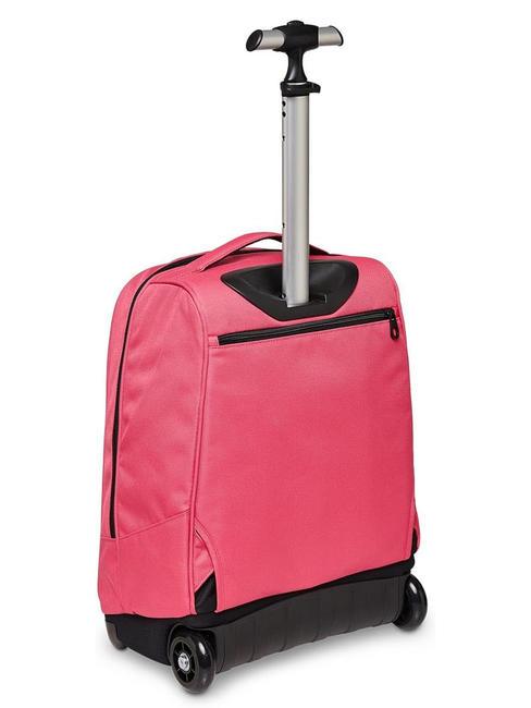 SOLID RECYCLED BENIN Mochila trolley remolacha morada - Mochilas con ruedas