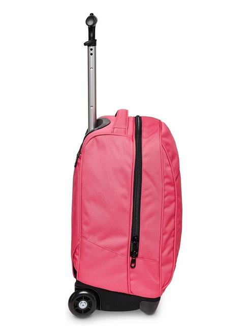 SOLID RECYCLED BENIN Mochila trolley remolacha morada - Mochilas con ruedas