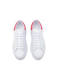 ARMANI EXCHANGE ACTION Zapatillas de cuero op.blanco + rojo - Zapatos Hombre - 4
