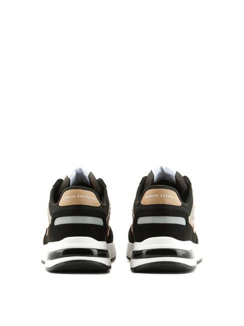 DUSSELDORF Zapatillas Hombre negro+madera+naranja - Zapatos Hombre