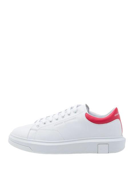 ACTION Zapatillas de cuero op.blanco + rojo - Zapatos Hombre