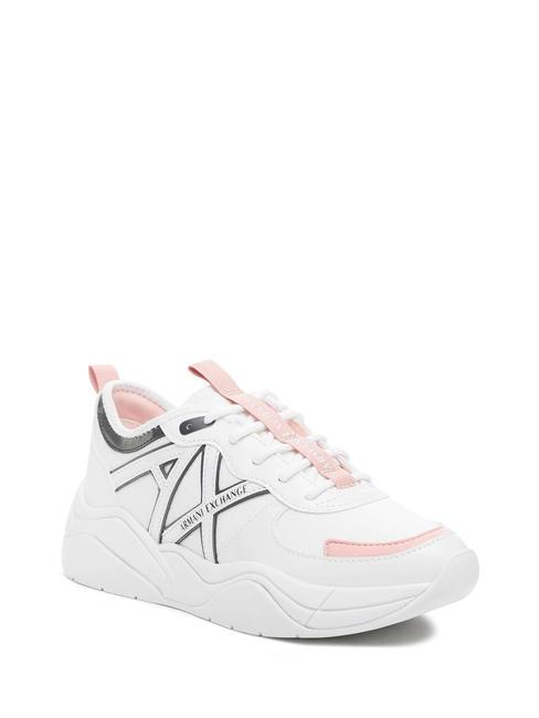 A|X Zapatillas gruesas op.blanco+rosa+noche - Zapatos Mujer