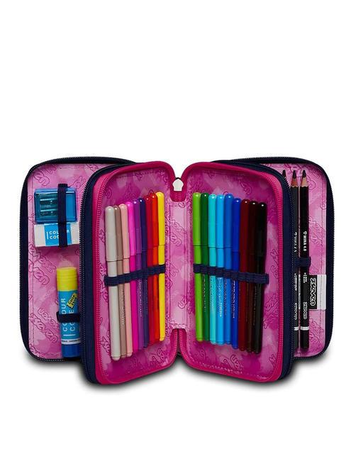 CLOUDY SHAPES Estuche escolar 3 cremalleras con kit escolar Bluedeep - Estuches y Accesorios