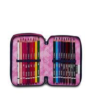 SEVEN CLOUDY SHAPES Estuche escolar 3 cremalleras con kit escolar Bluedeep - Estuches y Accesorios - 5