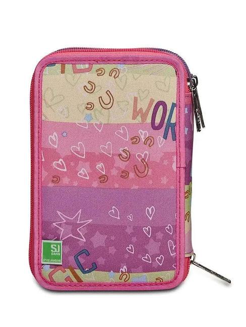 EVER RAYLY GIRL Estuche escolar 3 cremalleras con kit escolar rosa de verano - Estuches y Accesorios