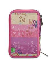 SJGANG EVER RAYLY GIRL Estuche escolar 3 cremalleras con kit escolar rosa de verano - Estuches y Accesorios - 7