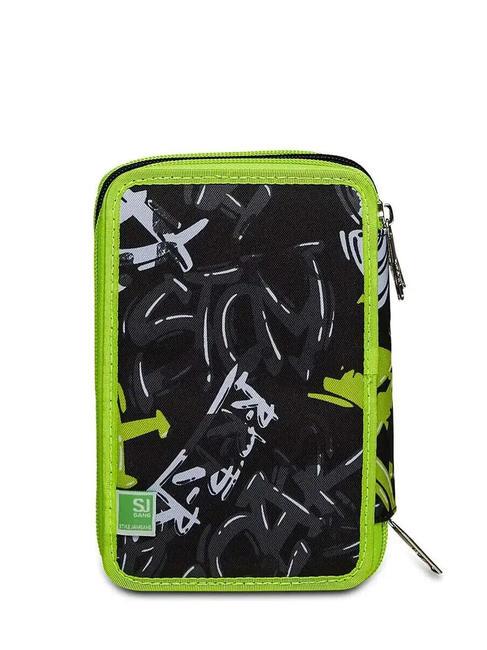 EVER URBY BOY Estuche escolar 3 cremalleras con kit escolar negro - Estuches y Accesorios