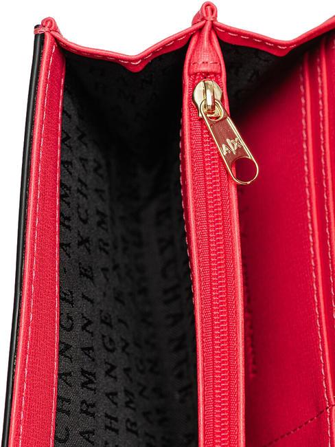 Portafoglio con battente e fascia con fibbia logo  cortina - Carteras Mujer