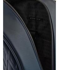 ARMANI EXCHANGE LOGO ALL OVER Mochila para port&aacute;til 15,6" azul marino - Mochilas para port&aacute;til - 4