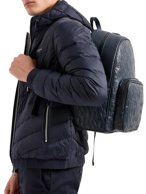 LOGO ALL OVER Mochila para port&aacute;til 15,6" azul marino - Mochilas para port&aacute;til