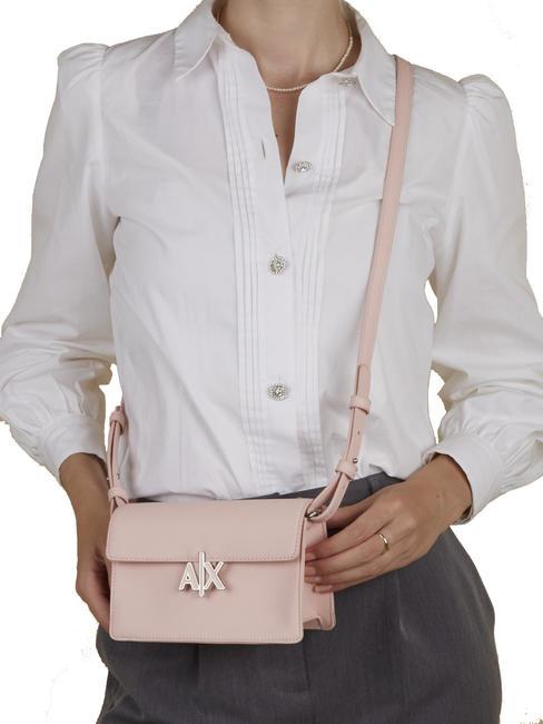 A|X LOGO Minibolso de hombro parada rosa - Bolsos Mujer
