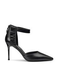 CULT QUEEN 3956 Salón de piel con volantes - Zapatos Mujer