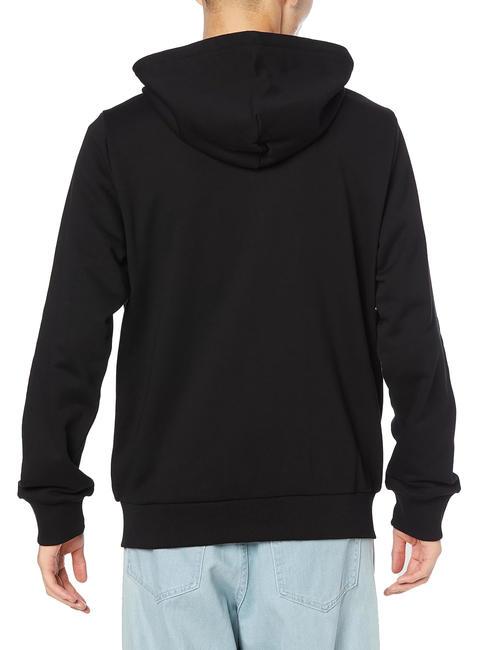 S-GIRK Sudadera con cremallera completa y capucha negro - Sudaderas