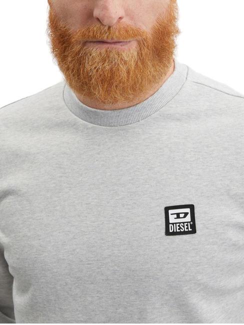 S-GIRK Sudadera con cuello redondo gris - Sudaderas