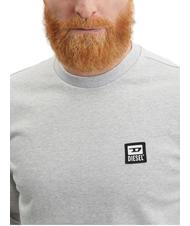 DIESEL S-GIRK Sudadera con cuello redondo gris - Sudaderas - 3