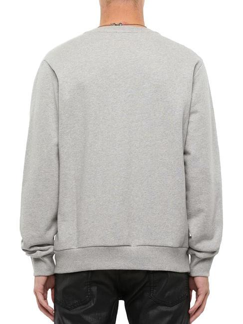 S-GIRK Sudadera de algodón con cuello redondo gris - Sudaderas
