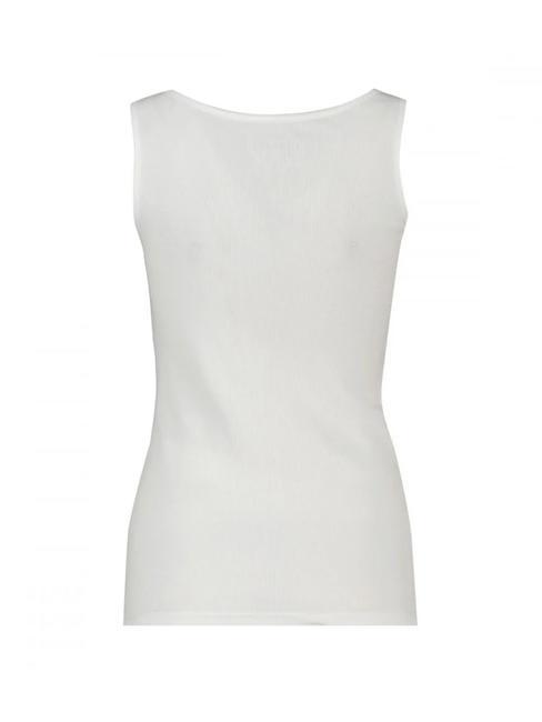 LOGO GLITTER Camiseta sin mangas de algod&oacute;n purwhite - camiseta