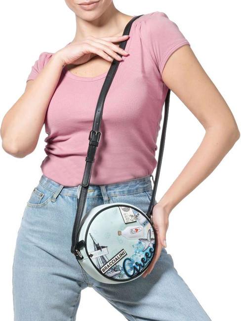 CARTOLINE Bolso bandolera mini redondo multi - Bolsos Mujer