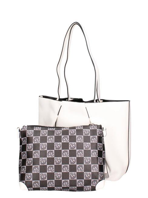 GIO Bolso shopper con bolsillo extra&iacute;ble blanco - Bolsos Mujer