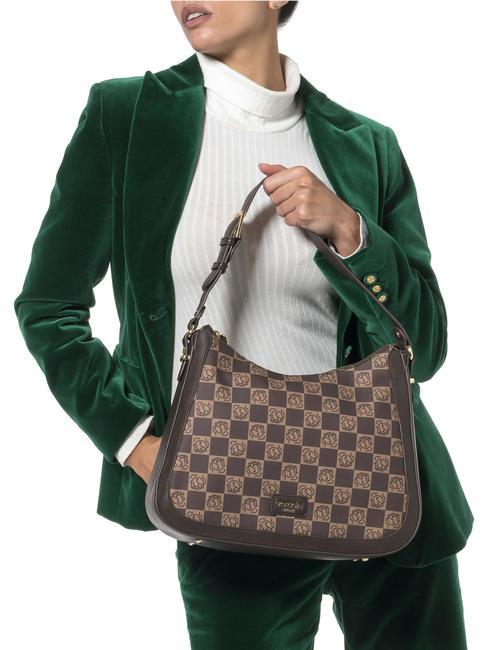 MONOGRAM Bolso bandolera con bandolera marr&oacute;n - Bolsos Mujer
