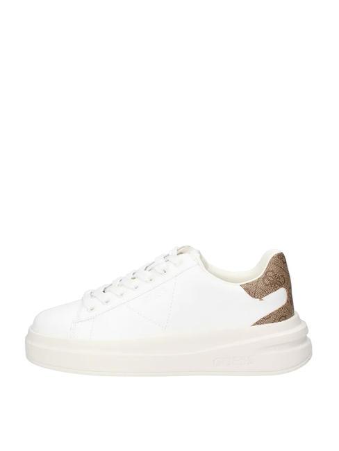 ELBINA  Zapatillas beige blanco - Zapatos Mujer
