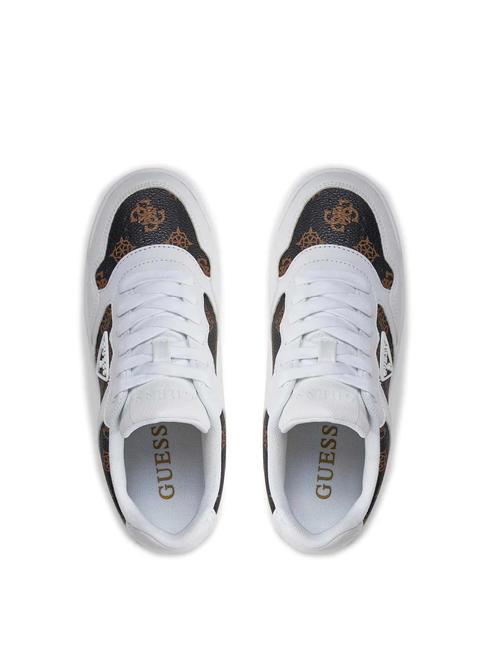 MIRAM 2 Zapatillas Blanco / marr&oacute;n - Zapatos Mujer