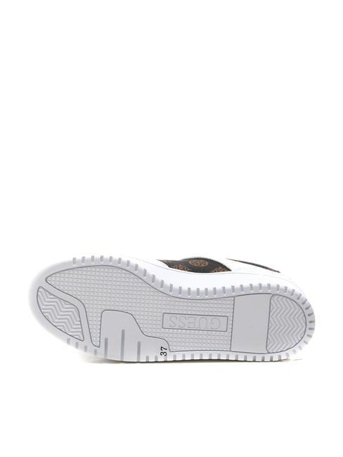 MIRAM 2 Zapatillas Blanco / marr&oacute;n - Zapatos Mujer