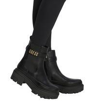 GUESS YELMA Botines metalizados con logo NEGRO - Zapatos Mujer - 8