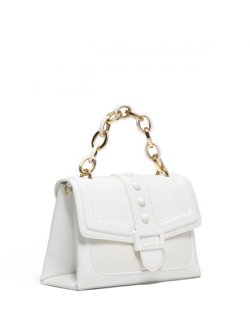 CHAIN Bolso de mano con bandolera blanco - Bolsos Mujer