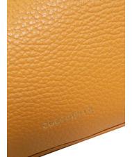 COCCINELLE LILY Bolso mini de piel con asa de cadena albaricoque - Bolsos Mujer - 3