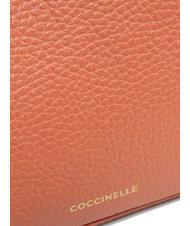 COCCINELLE LILY  Bolso de mano con asa de cadena geranio - Bolsos Mujer - 3