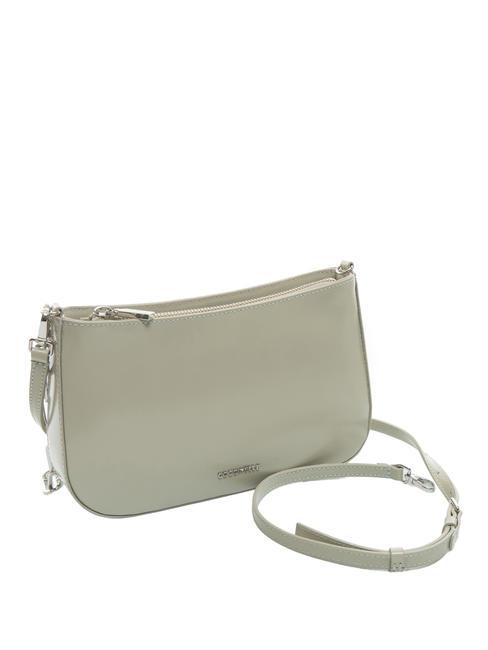 LILY SHINY CALF Bolso mini de piel con asa de cadena mora - Bolsos Mujer