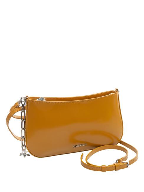 LILY SHINY CALF Bolso mini de piel con asa de cadena resina - Bolsos Mujer