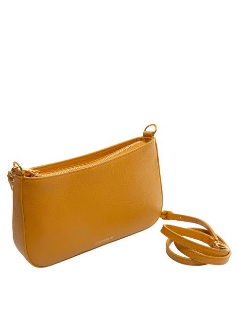 LILY Bolso de piel texturizada con asa de cadena resina - Bolsos Mujer