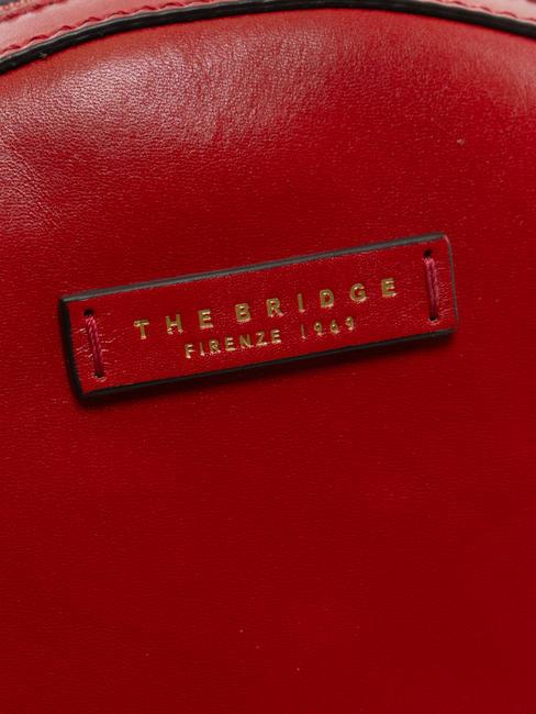 COSTANZA Mochila de cuero cereza / oro - Bolsos Mujer